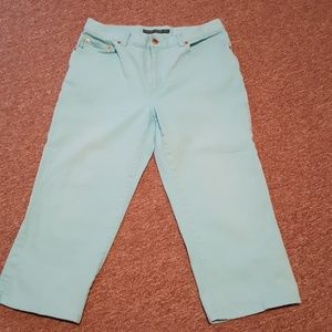 Ralph Lauren Sky Blue Demin Capris